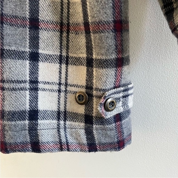 Vintage Erika & Co Wool Blend Check Plaid Lined Jacket - Picture 7 of 8